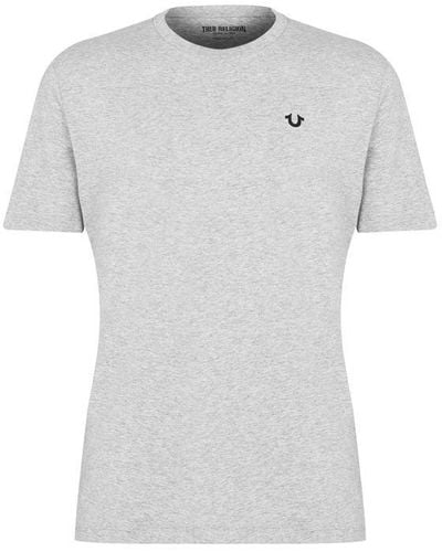 True Religion Horseshoe T Shirt - Grey