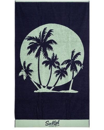 SoulCal & Co California Beach Towel - Blue