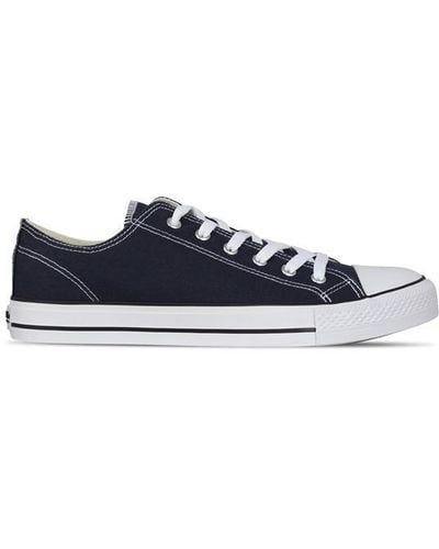 SoulCal & Co California Canvas Low Trainers - Blue