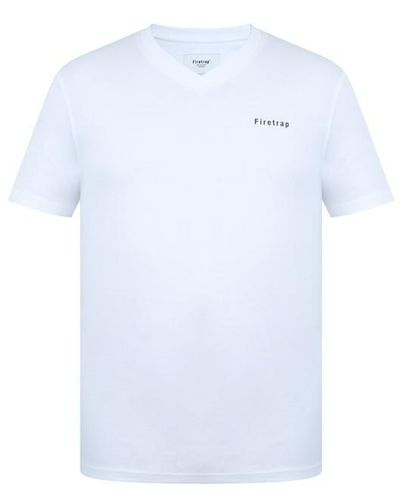 Firetrap Path T Shirt - White