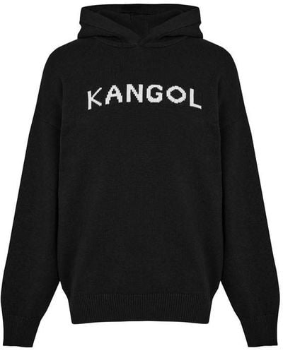 Kangol Jacquard Logo Hoodie - Black