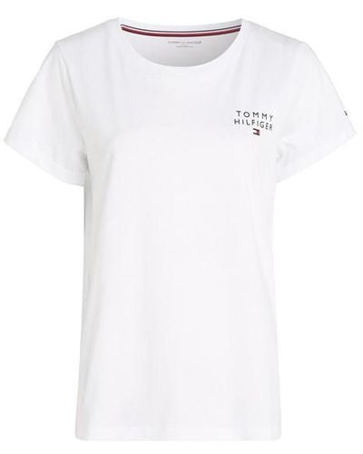 Tommy Hilfiger Logo Lounge T-shirt - White