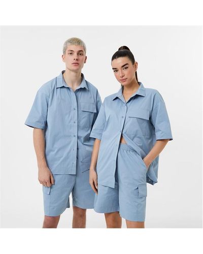 Jack Wills Tech Short Sleeve Shirt - Blue