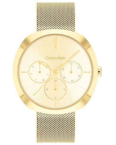 Calvin Klein Mesh Bracelet Watch - Metallic