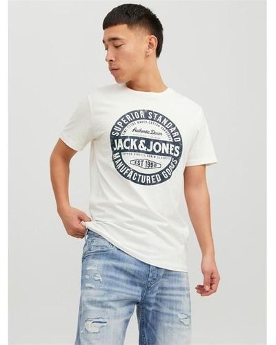 Jack & Jones Jeans Short Sleeve T-shirt - Grey