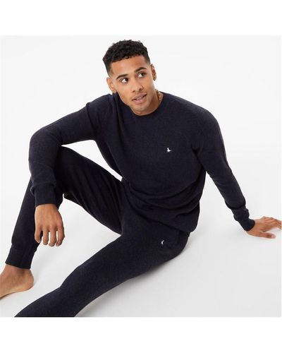 Jack Wills Long Sleeve Knitted Top - Blue