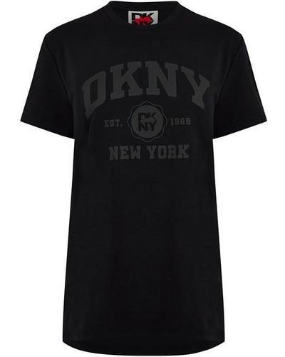 DKNY Varisty Tee Ld42 - Black