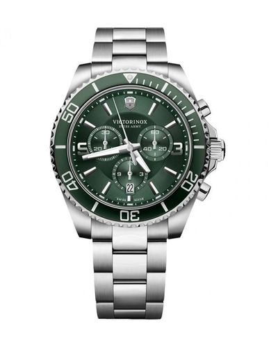 Victorinox Swiss Army Maverick 43mm Watch 241946 - Green