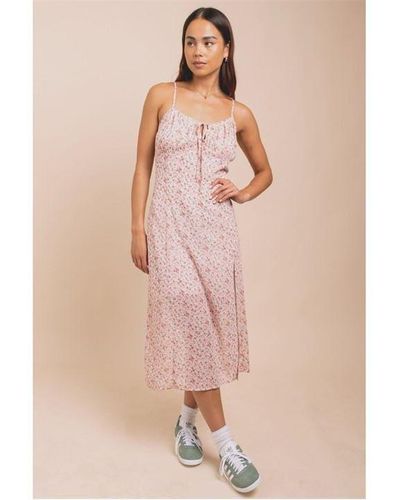 Daisy Street Daisy Midi Dress Ld43 - Pink