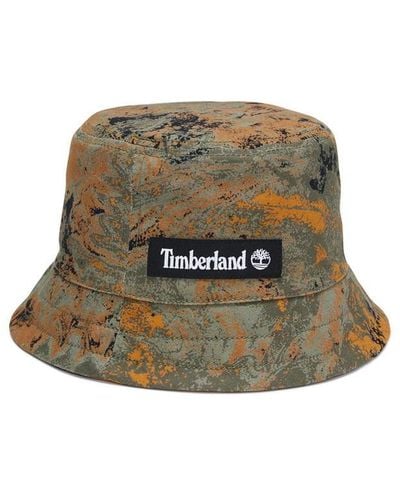 Timberland Reversible Print Bucket Hat - Green