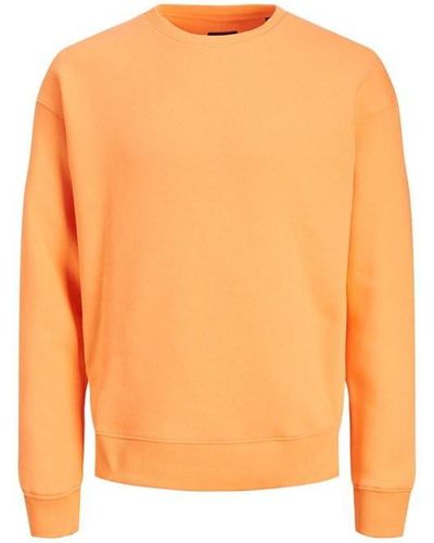 Jack & Jones Star Crew Neck Sweatshirt - Orange