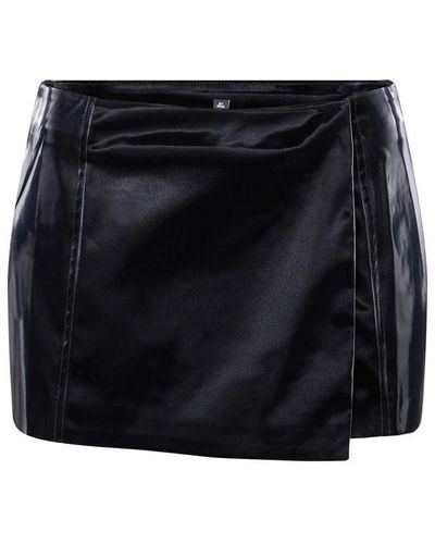 McQ Long Now Wrap Skirt - Black