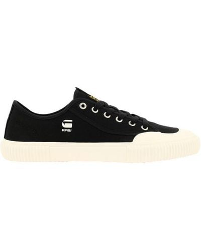G-Star RAW Noril Canvas Low Trainers - Black