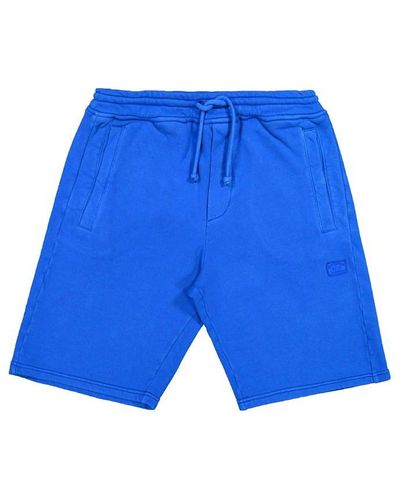 Paul & Shark Water Repellant Organic Cotton Jogging Shorts - Blue