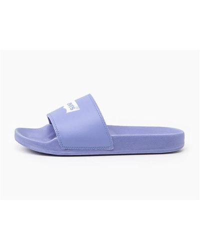 Levi's June Batwing Sliders - Blue