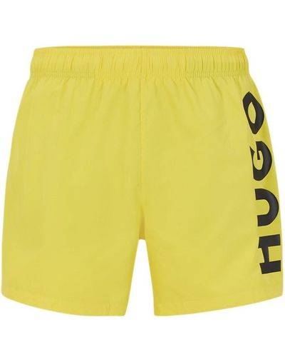 HUGO Boss Abas Swim Shorts - Yellow