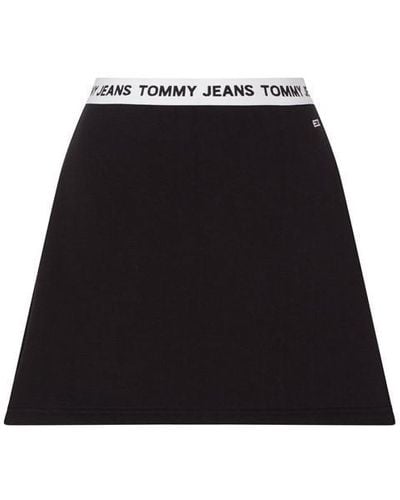 Tommy Hilfiger Tjw Logo Waistband Skirt - Black