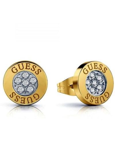 Guess Ladies Jewellery Studs Party Earrings - Metallic