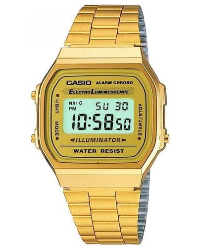 G-Shock Classic Alarm Chronograph Watch A168wg-9ef - Metallic