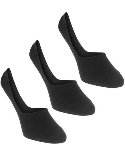 Calvin Klein Invisible Socks 3 Pack - Black