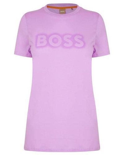 BOSS T Shirt - Purple
