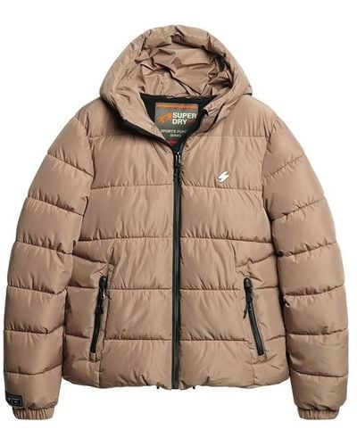 Superdry Sports Puff Sn34 - Brown