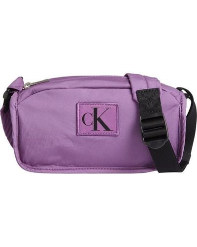Calvin Klein City Nylon Ew Camera Bag20 - Purple