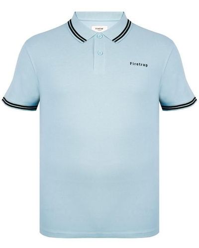 Firetrap Lazer Polo Shirt - Blue