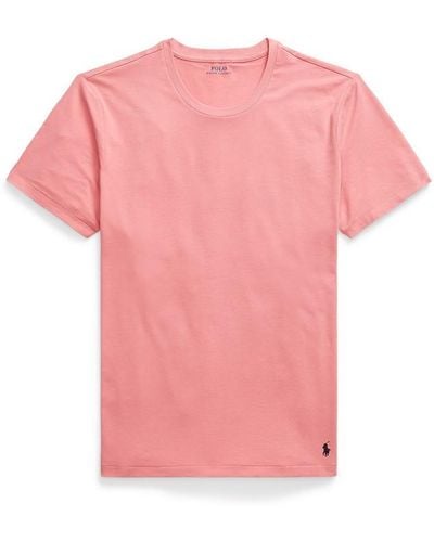 Ralph Lauren Embroidered Pony Logo T-shirt - Pink