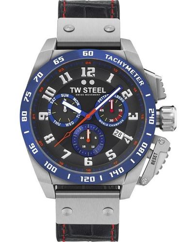 TW Steel Racer Stainless Steel Classic Analogue Quartz Watch - Metallic