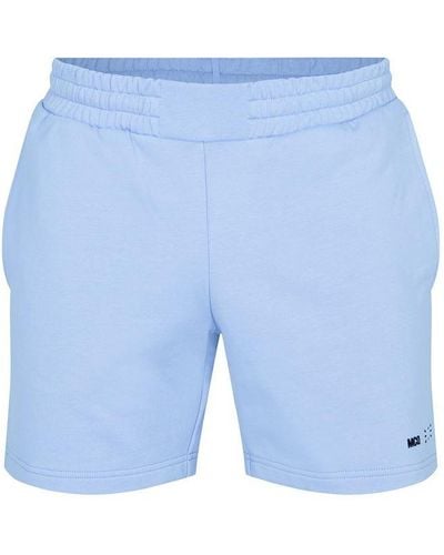 McQ Ic0 Jersey Shorts - Blue