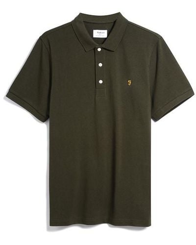 Farah Blanes Short Sleeve Polo Shirt - Green