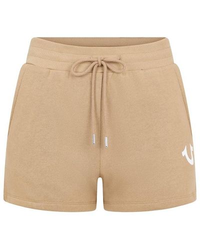 True Religion Colour Block Arch Shorts - Natural