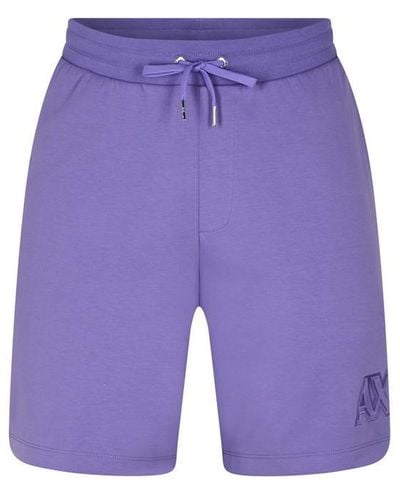 Armani Exchange Outline Shorts - Blue