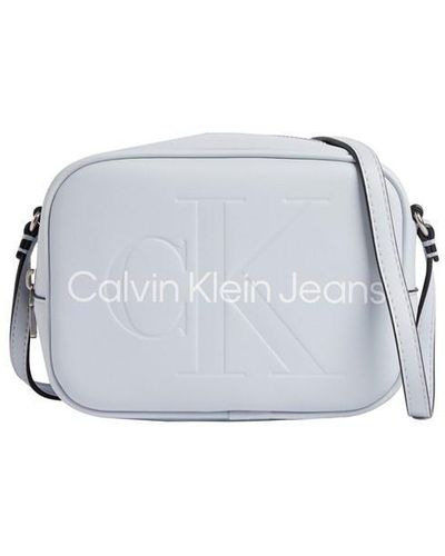 Calvin Klein Sculpted Cross Body Bag - Grey