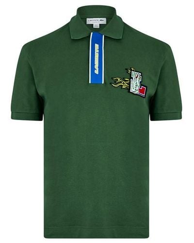 Lacoste S Plk Cro Polo Shirt Green L