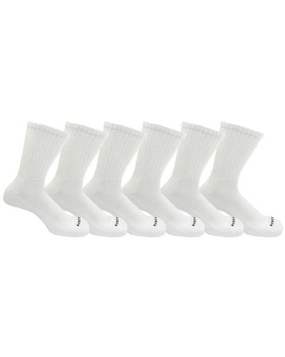 Firetrap 6pk Crw Sock - White