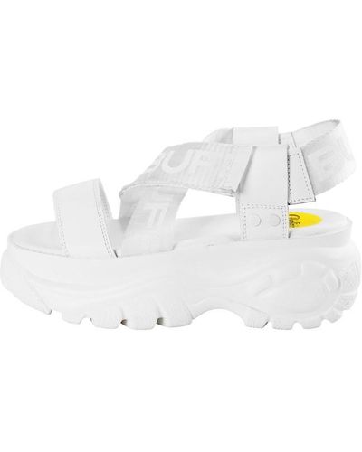 Buffalo sandals white sale