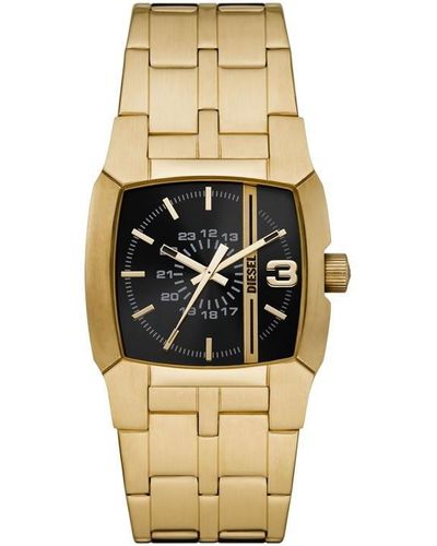 DIESEL Fashion Analogue Quartz Watch - Metallic