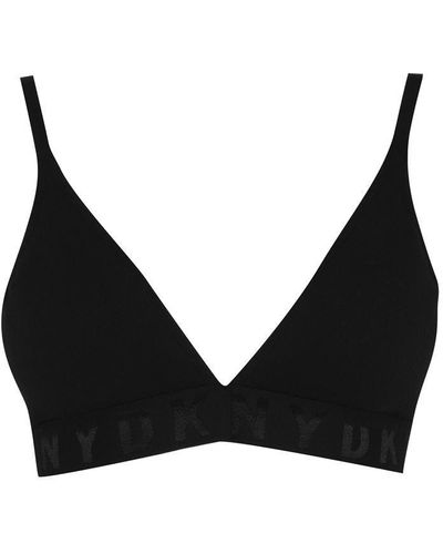 DKNY seamless two pack bralettes in grey and pink
