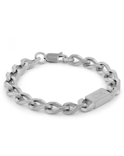 Calvin Klein Jewellery Chain Bracelet Color: Silver - Metallic