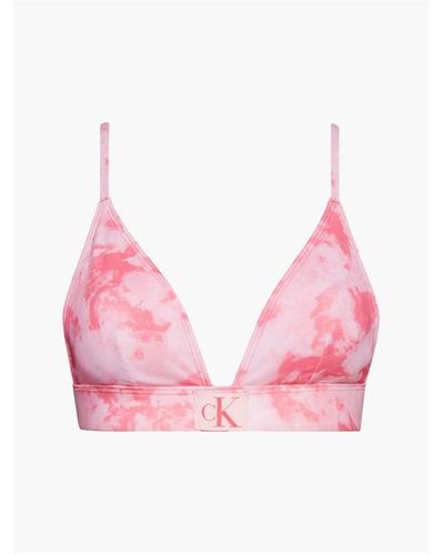 Calvin Klein Fixed Triangle-rp-print - Pink
