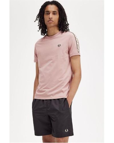 Fred Perry Tee - Pink