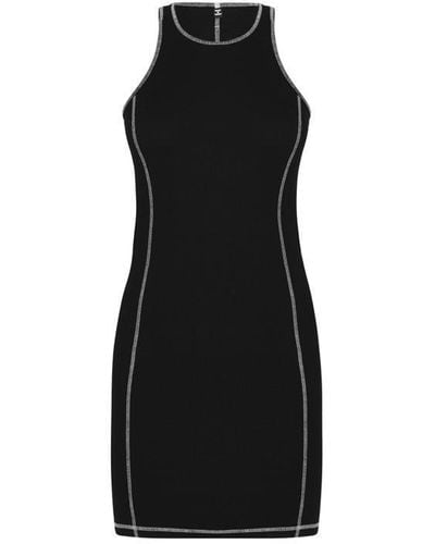 McQ Slouch Midi Dress - Black