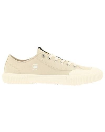 G-Star RAW Noril Canvas Low Trainers - Natural