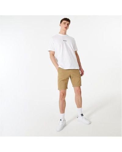 Jack Wills Slim Chino Shorts - White