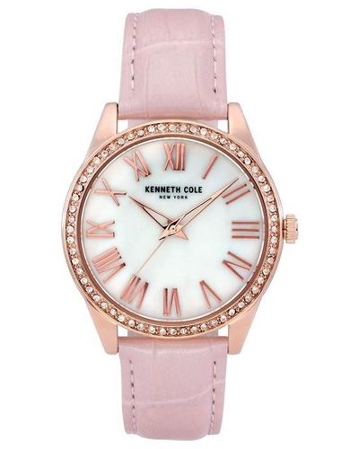 Kenneth Cole Kenneth Analg Watch Ld99 - Pink