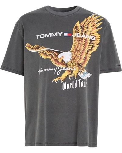 Tommy Hilfiger Tjm Skt Vintage Eagle Tee - Grey