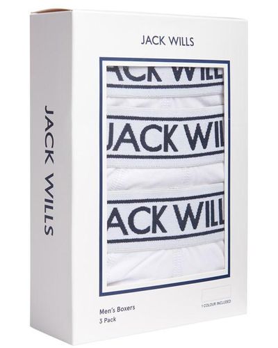 Jack Wills Daily 3 Pack Of Boxers - Grey