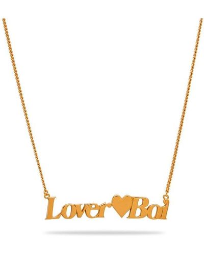 Common Lines Loverboi Necklace - Metallic